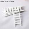 5Pcs 1:12 Dollhouse Miniature Furniture Wooden Ladder Stairs Home Decoration