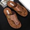 Мужские сандалии Летняя обувь Мужские пляжные сандалии Бренд Мужская повседневная обувь Шлепанцы Кожаные кроссовки Мужские тапочки Размер 39-44
