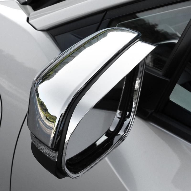 Крышка зеркала заднего вида из углеродного волокна серии Toyota VOXY/NOAH 90 с декоративной наклейкой-дождевиком.