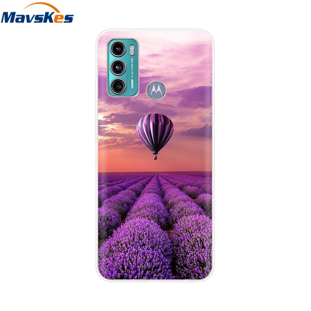 G60S Case For Moto G60S Protective Cartoon Transparent TPU Silicone Phone Cases For Motorola Moto G60 Cover G 60s Fundas Bumper