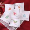 Ins Oil Painting Greeting Card Premium Sense Holiday Greeting Card Postcard Envelope Diy Gift Decoration Message Cardboard