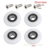 1Pcs/4Pcs 19/23/25/27/29mm Runner Wheels Fastener Hardware Sliding Door Pulley Shower Door Roller
