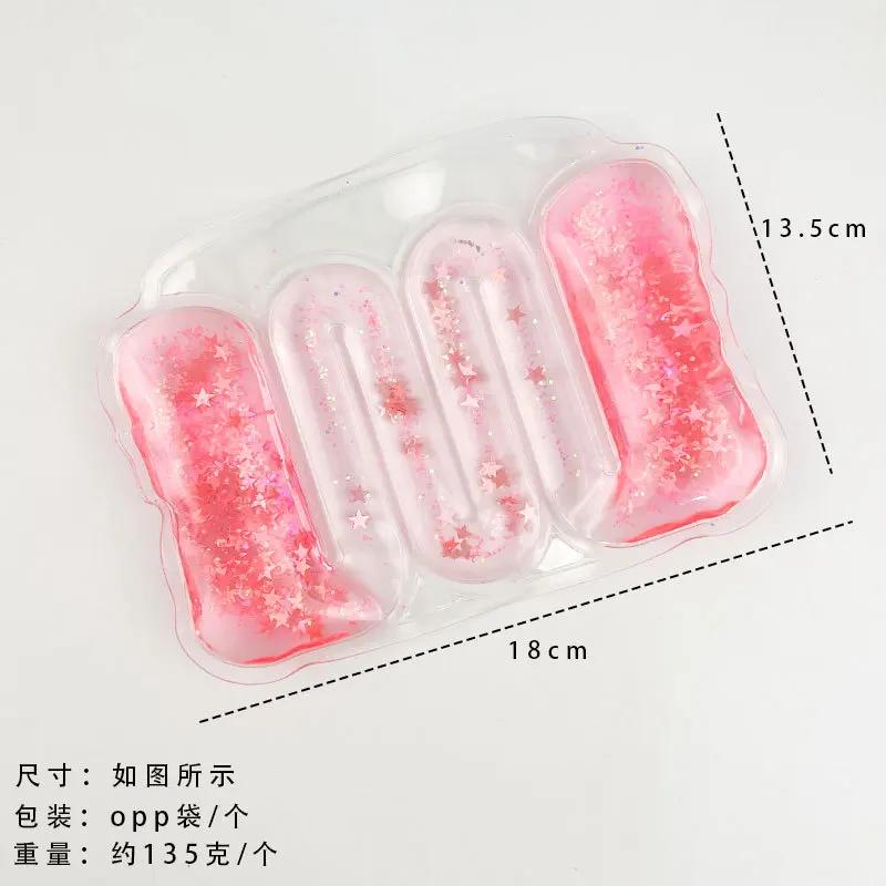 Summer Novelty Stress Relief Toy Water Bag Squeeze Gold Dust Water Strip Party Game Left Restless Antistress Girl Toy