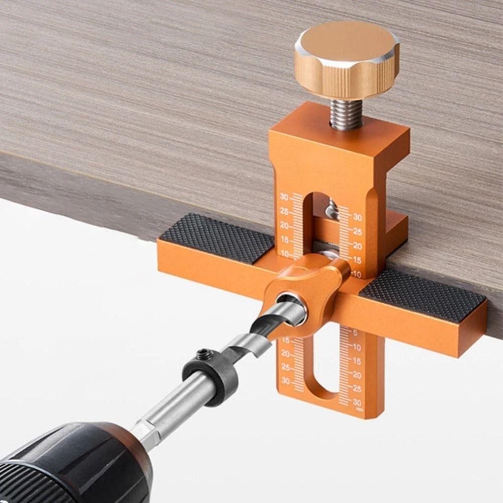 6/8/10mm Cabinet Door Installation Positioner Rebounder Punched Mounting Jig Wardrobe Installation