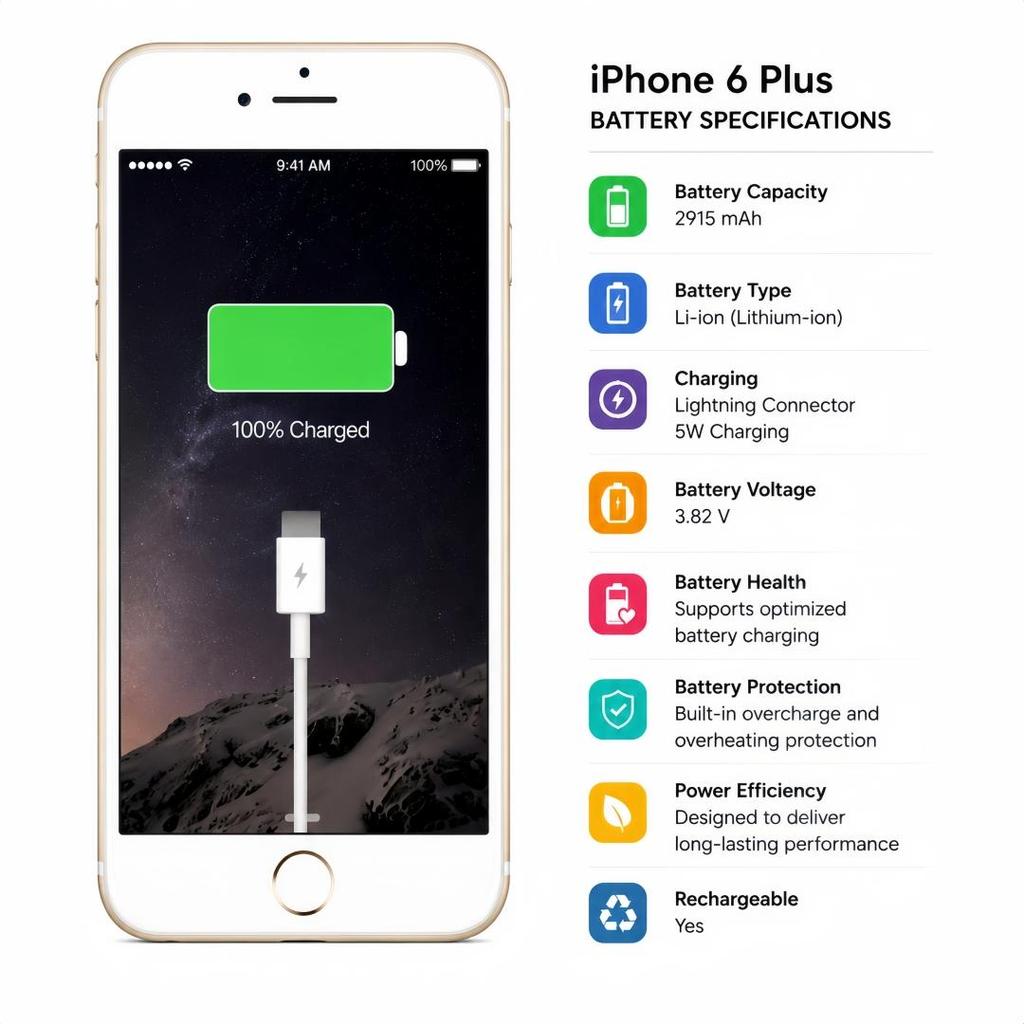 Восстановленный Apple iPhone 6 Plus 128GB Черный/Золотой/Серебристый 5.5" Смартфон с большим экраном Разблокированный Глобальная версия