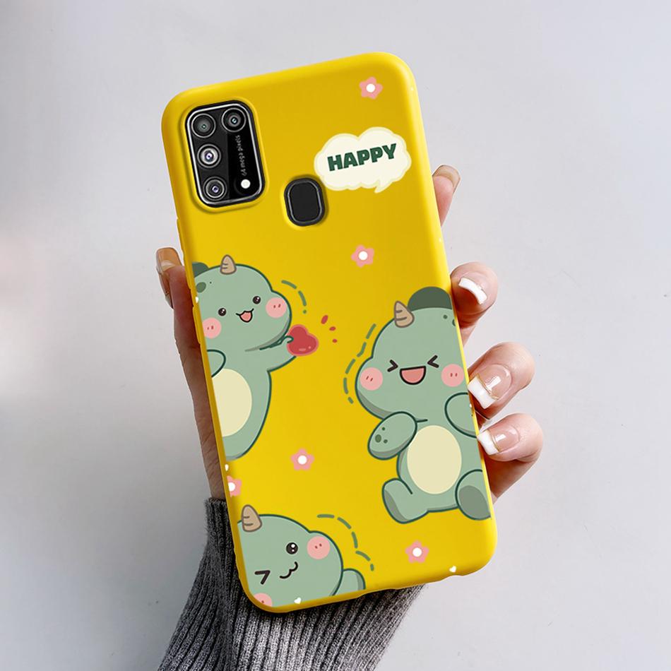 Чехол для Samsung Galaxy M31 Милый Мультяшный Задняя Крышка Силиконовый Мягкий TPU Чехлы для Телефона Для Samsung M31 Prime M 31 s Galaxy M31s Бампер