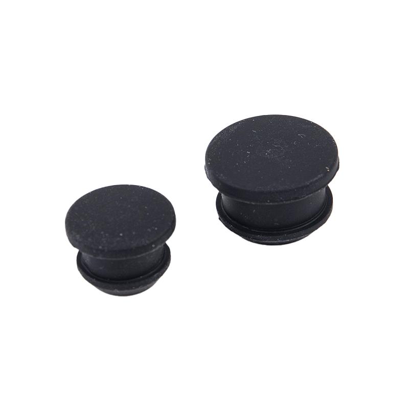 10Pcs Silicone Rubber Snap-On Hole Plug 2.5-14Mm Blanking End Caps Seal Stopper