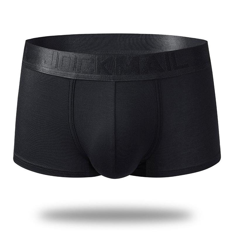JOCKMAIL Мужские боксеры с низкой талией, дышащие плавки из модала