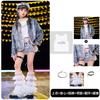 Kids Hip Hop Dance Costume Shiny Sequined Jazz Performance Set Boys Girls