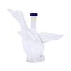 3D Sculpted Vodka Bottle Wild Goose Wine Bottle Holder 300ml Glass Whiskey Bottle Container Transparent for Bar Home