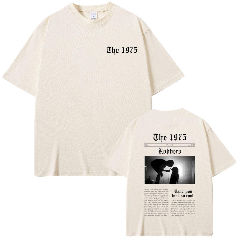 Британская группа The 1975 Live From Gorilla Robbers Babe You Look So Cool Графическая футболка Унисекс Инди Альтернативный рок Короткий рукав