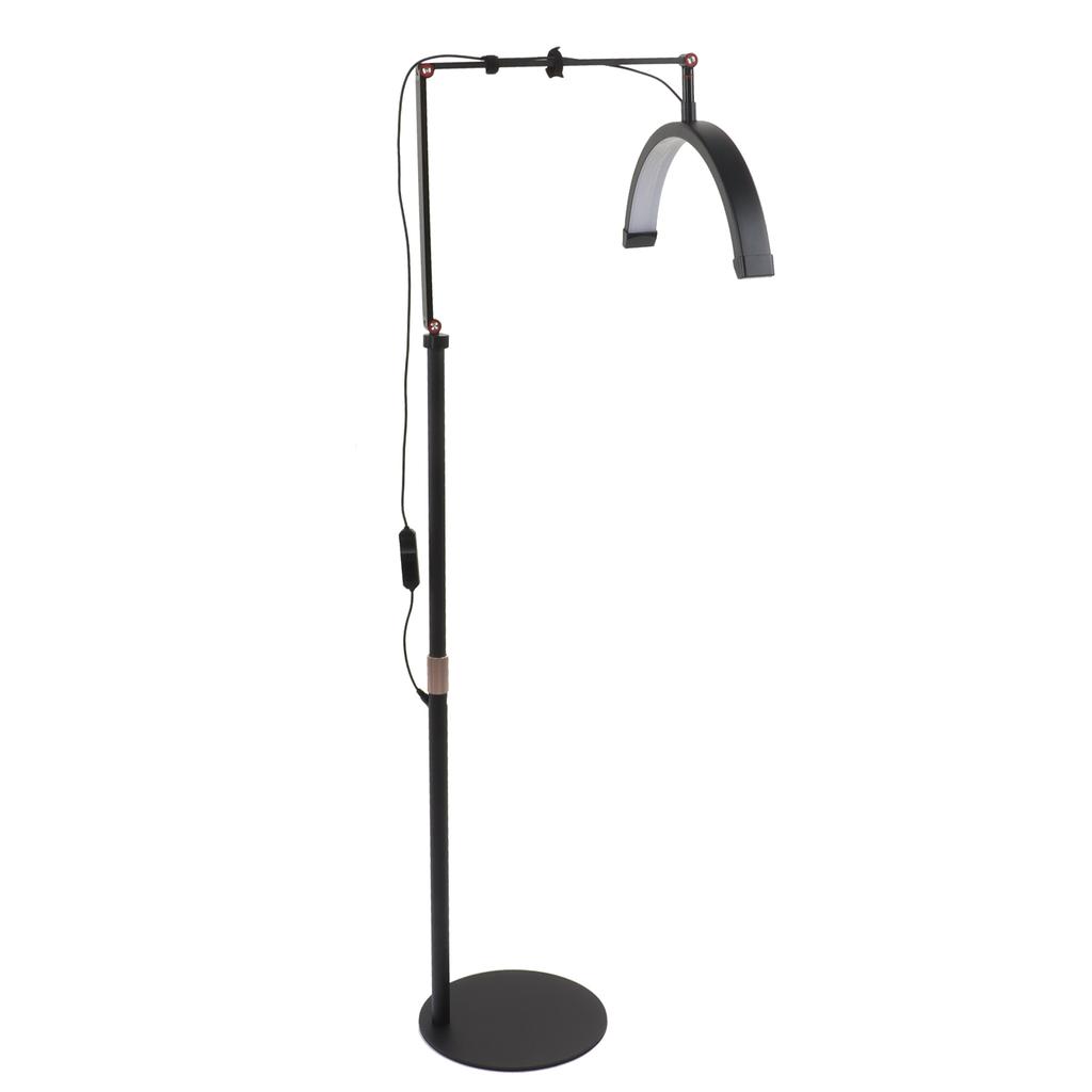 Beauty Salon Floor Light Half Moon LED Eyelash Lamp 3 Color Temperature 10 Levels Brightness