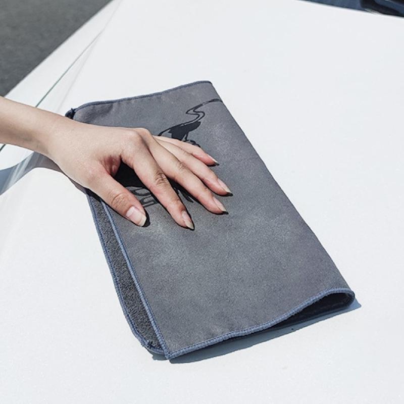 1 шт. Супер впитывающее полотенце для сушки автомобиля, замшевое, кораллового, бархата, двухстороннее, для чистки автомобиля