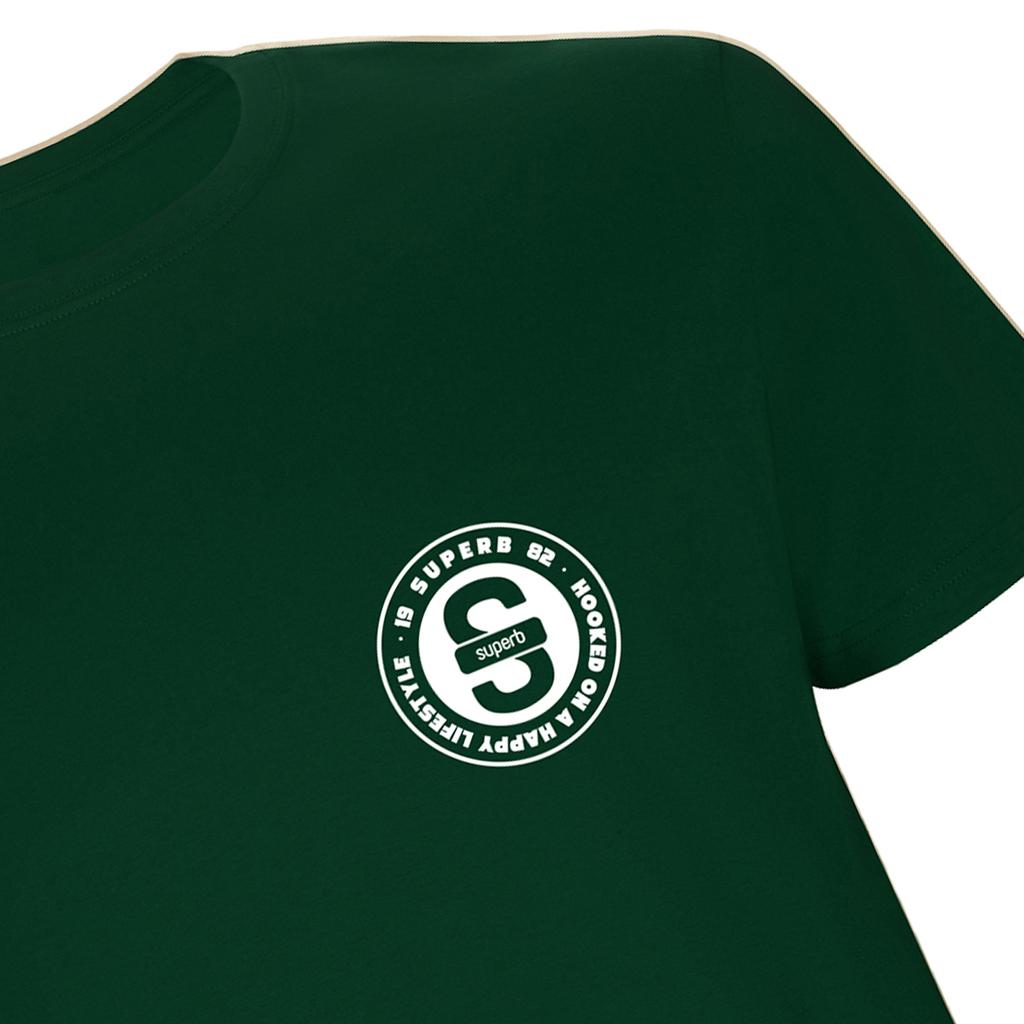 Мужская базовая футболка свободного покроя с коротким рукавом SPRBCO-002