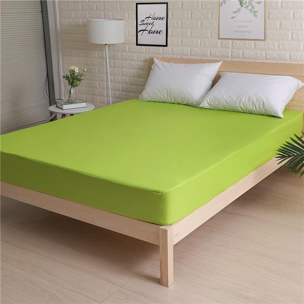 Современный простой стиль простыня на резинке, водонепроницаемая фиксированная необрастающая защита от складок, портативный чехол для кровати без наволочки