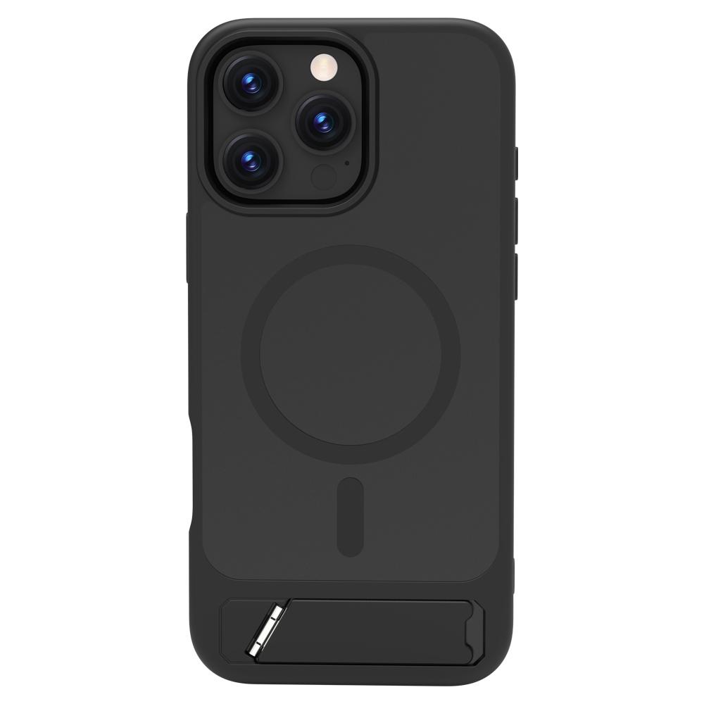 LEREACH Серия Le-Chic Для чехла iPhone 16 Pro Max Совместим с MagSafe Подставка ТПУ+ПК Чехол для телефона