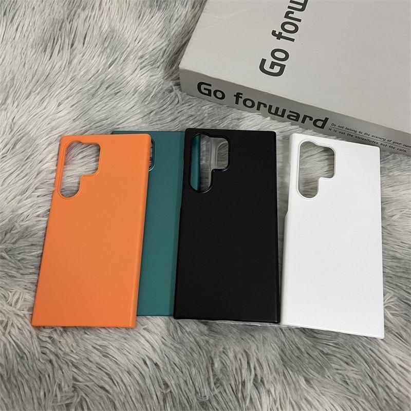 Подходит для чехла для телефона Samsung S24ultra без рамки Samsung Note10 Жесткий чехол Однотонный Простой S20s21s23