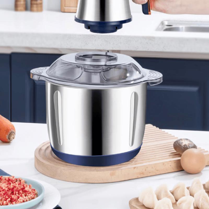 ZISIZ 2L Glass Multifunctional Food Processor & Meat Grinder