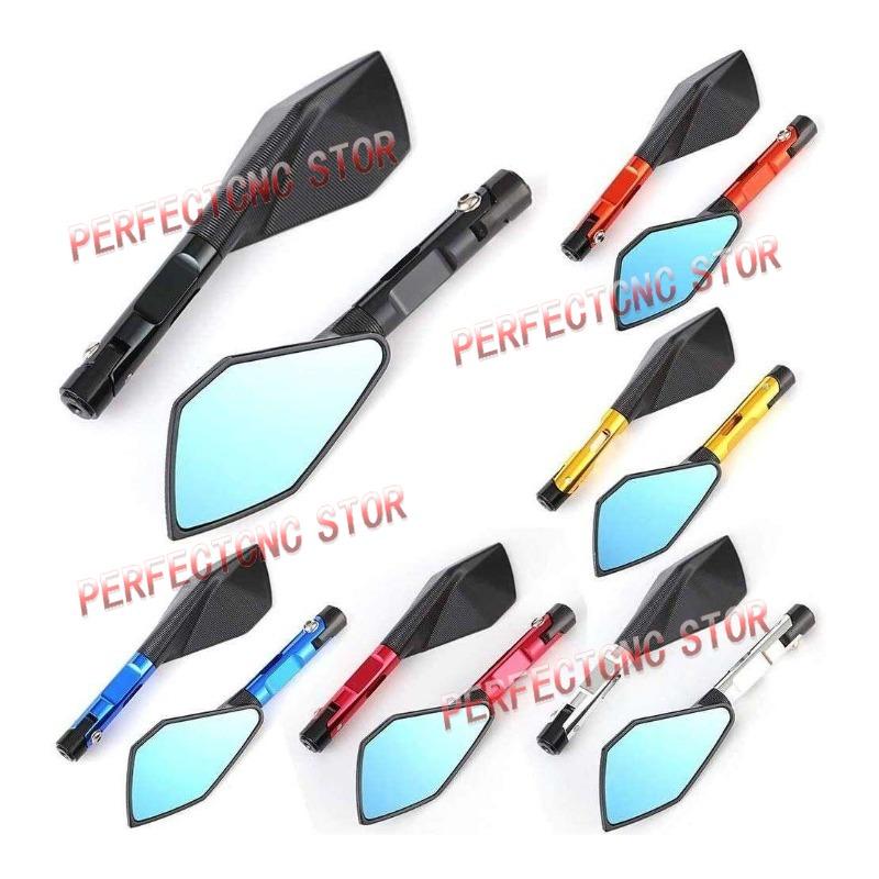 Аксессуары для мотоциклов, алюминиевые зеркала заднего вида, боковое зеркало для YAMAHA MT07 MT09, для Honda CB650F, для Kawasaki Z900