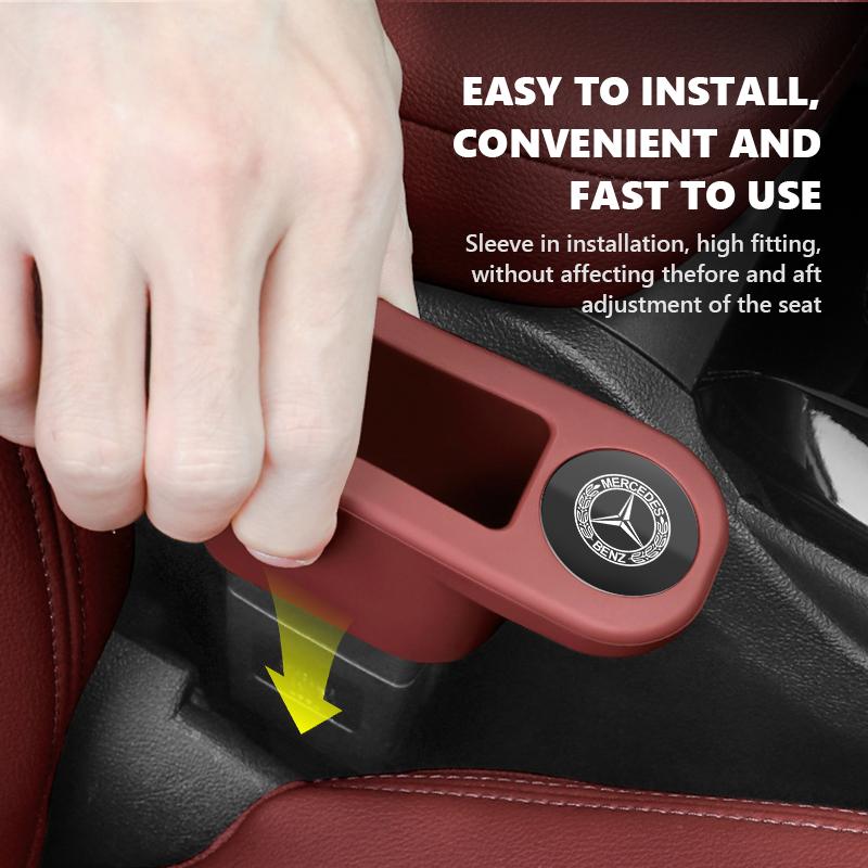 For Benz Car Seat Belt Buckle Anchor Socket Anti-collision Protect Cover Exclusive AMG SPRINTER V CLASS VIANO W124 W203 W204
