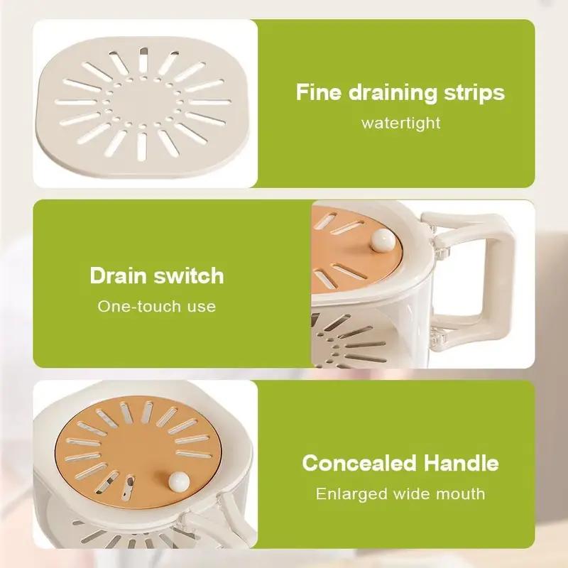 1Pcs Fold Drain Basket Fruit And Vegetable General Kitchen Leftover Sink Strainer Sink Triangular Plastic Water Filter Rack