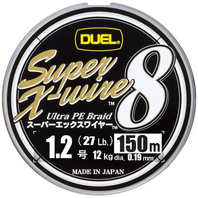 DUEL PE Леска, 1.2 Super X-wire 8, 150м, 1.2 S, Серебристая, H3600-S