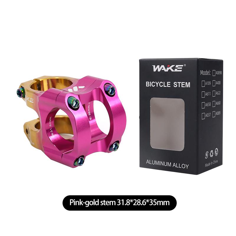 Вынос Wake Mtb Power Stem Шоссейный Велосипед Горный Велосипед Короткий Мощный Вынос 31.8мм 35мм Шоссейный Руль Стол Регулируемый Вынос Подъемник Велоспорт
