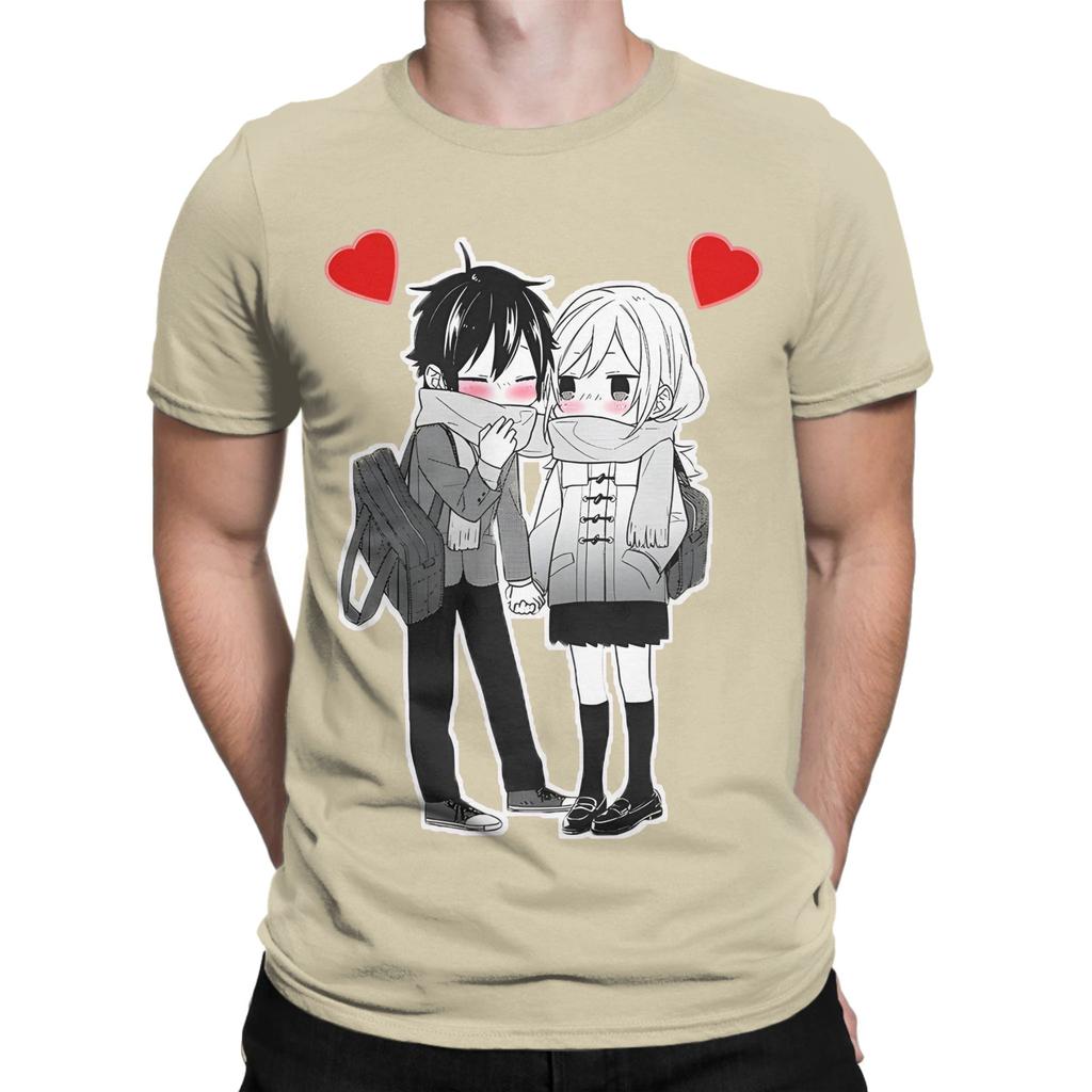 HHorimiya Chibi Kawai TShirt Beach Hipster TShirts Unisex 100 Cotton ONeck 4xl 5xl 6xl Clothing Short Sleeve Vintage Tops