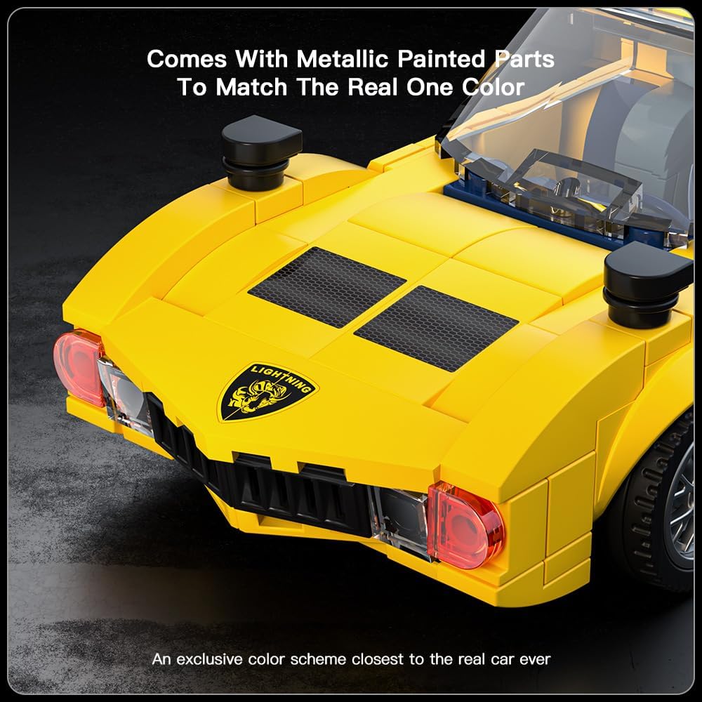 MOULD KING Speed Champion MURA Supercar 27039 Строительный набор Игрушка Коллекционная модель автомобиля Блок Детский подарок 8+(321 шт.)