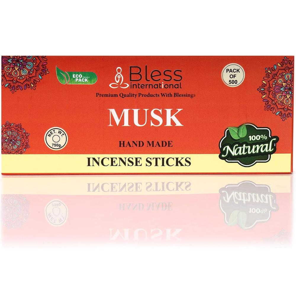 Благовония-палочки-Bless-Musk-Incence-Sticks 100%-Natural-Handmade-Hand-Omocked-Incence-Sticks Organic-Free-Chemicals-for-Purification-Relaxation-Positivity