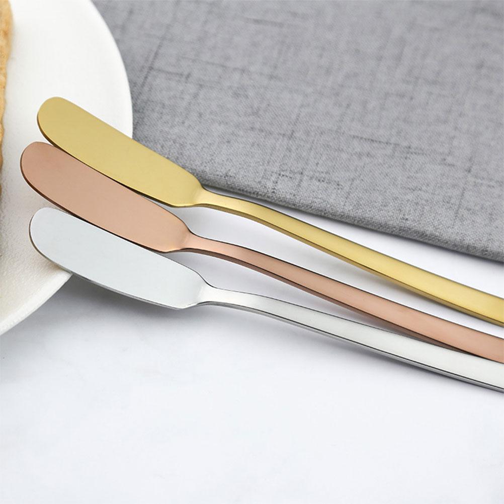 304 Stainless Steel Butter Spreader Knives Cheese Dessert Jam Spreaders Cream Cutlery Breakfast Tool