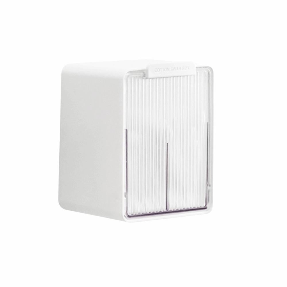 Free Punching Cotton Swab Storage Box with Lid Container Box Convenient Storage Drawer Cotton Pad