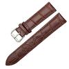 Ladies Men And Women Pleasant Leather Watchband Buckle Belt Black Brown White