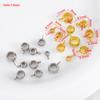 10pcs Hole 2-4mm Stainless Steel Spacer Beads Pendant Charm Connector Clasps Bail Bead DIY Bracelet Jewelry Making Findings Bead