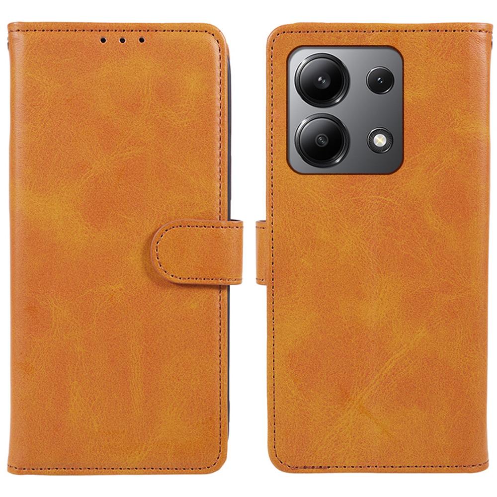 For Xiaomi Redmi Note 13 4G Case PU Leather Protective Card Holder Phone Cover