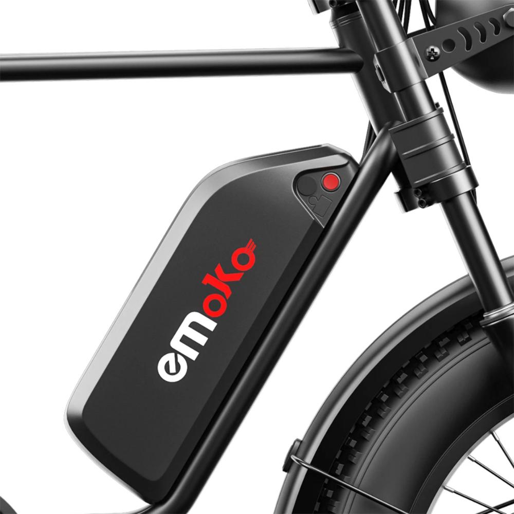 Emoko C91 Pedelec Mobility E-Bike for Adults 1000W 48V20Ah 20×4.0" Wide Tire, Dual Disc Brakes, Full Suspension, Off-Road Style Electric Bike