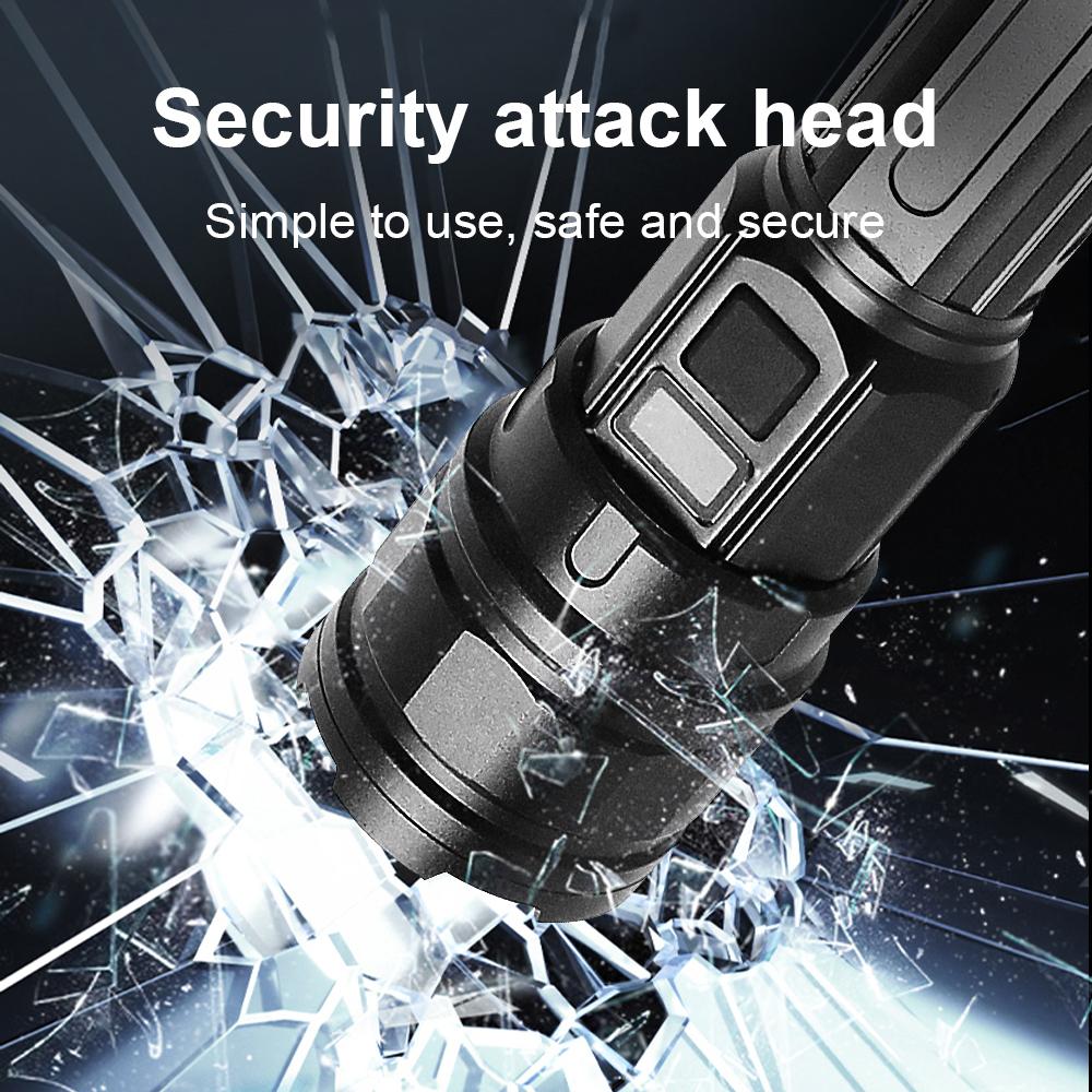 Мощный фонарик с высоким люменом 100000 лм Zoomabe Lamp Водонепроницаемый фонарь для улицы Перезаряжаемый фонарик