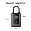 LCD Display Electric Tire Pump With Light Rechargeable Pump Powerful Tyre Inflator  Bicycles