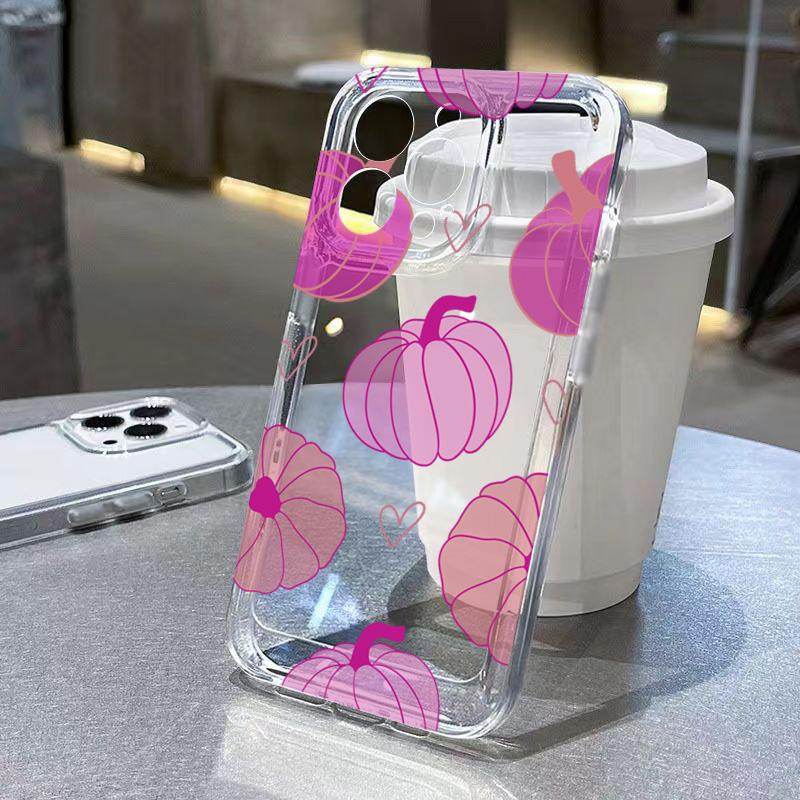 Модный чехол для телефона с рисунком на Хэллоуин, прозрачный Funda, для iPhone 17 16 15 13 12 11 ProMax Pro Plus, противоударный carcasa, корпус телефона