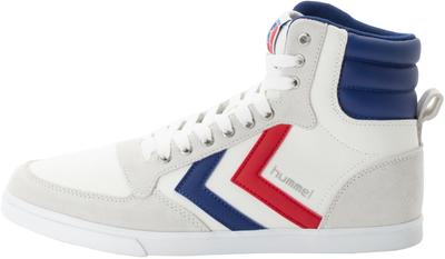 Кроссовки Hummel Slimmer Stadil High Canvas 511 белый/синий/красный/зеленый