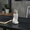 3D Printed Boxing Glove Pen Holder, Matte Desk Organizer with Stable Base, Hollow Large Capacity Slot for Pens Stationery, Creative Sports Decor Gift