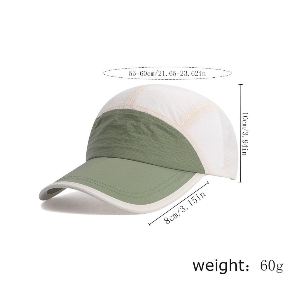 Versatile Quick-Drying Running Hat UPF50+ Adjustable 5 Panel Hat Soft Top Breathable Duckbill Cap Unisex