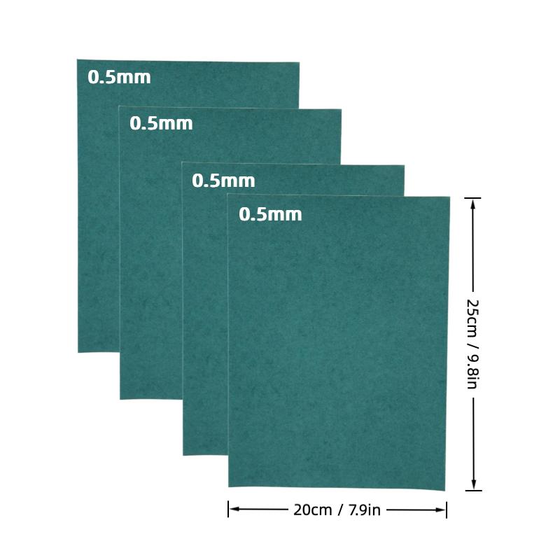 4PCS 0.5mm Gasket Paper Sheets Tear-Resistant Heatproof Oil Resistant DIY Engine Gaskets Scooter Motorcycle Lawnmower Chainsaw
