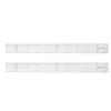 2Pcs Quilting Rulers Transparent Acrylic 5x50cm Professional Quilters Supplies for DIY Craft Sewing