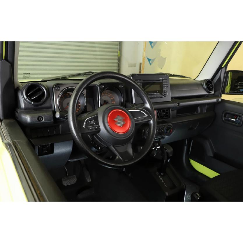 Украшение кнопок рулевого колеса автомобиля для Suzuki Jimny JB64 JB74 2022 2023, аксессуары для интерьера из алюминиевого сплава