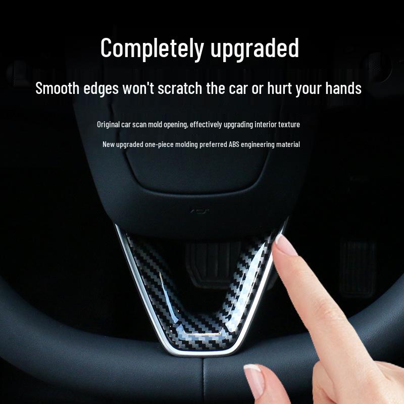 Декорация рулевого колеса из углеродного волокна для Model 3