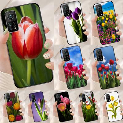 Чехол-цветок тюльпана для Xiaomi 13T 11T 12T 14T Pro 13 14 15 Ultra POCO X7 Pro X3 X5 X6 F5 F6 M6 Pro
