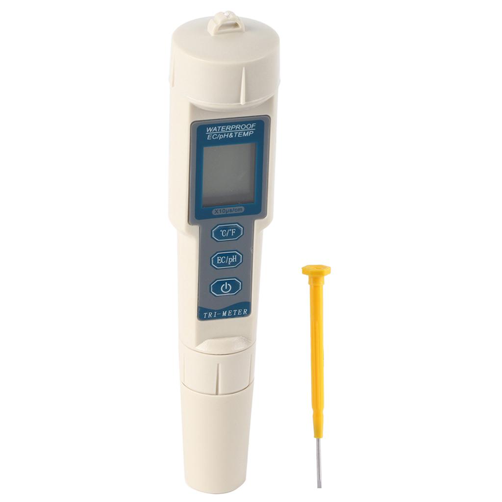 High Accuracy Portable 3 In 1 Pen Type Digital PH/EC/TEMP Meter Water Quality Monitor Tester