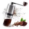 Manual Coffee Grinder 6 Adjustable Grind Settings, Ceramic Burr Hand Crank Portable for Espresso/Camping/Home & Travel Use
