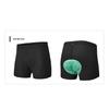 HISERWA Summer Men Cycling Underwear Padded Bicycle Shorts Road Bike Shorts Briefs for Men Sponge Silicone Mats Biking Clothing